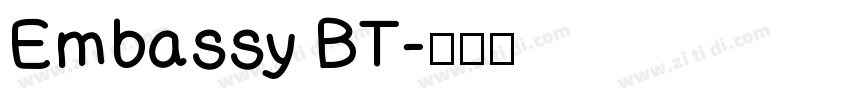 Embassy BT字体转换